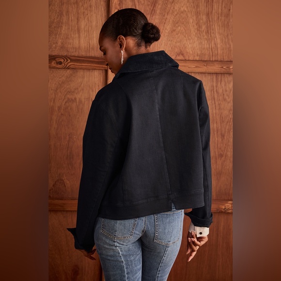 NWT Cabi Shrunken Moto Jacket Size M - Picture 2 of 6